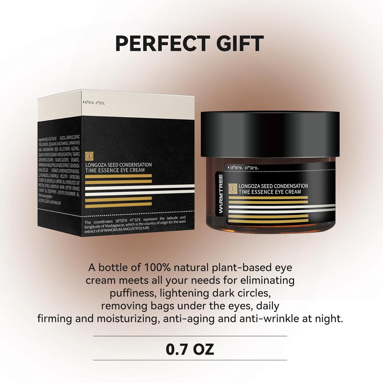 Under Eye Cream – Dark Circle & Wrinkle Reducer with Frankincense & Chamomile